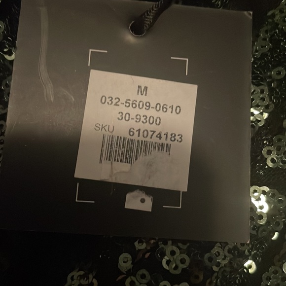 NWT Green Sequin Bodycon Dress - Picture 6 of 8